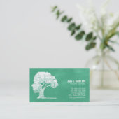 心理学者の個人的なカウンセラーの名刺 予約カード (スタンド正面)