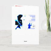 心理学者の光学的な誕生日グリーティングカード カード (裏面)