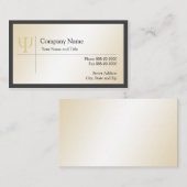 心理学者の名刺 名刺 (正面/裏面)