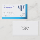 心理学者の名刺 名刺 (正面/裏面)