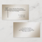 心理学者の名刺 名刺 (正面/裏面)