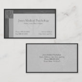 心理学者の名刺 名刺 (正面/裏面)