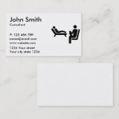 心理学者の患者 名刺 (正面/裏面)