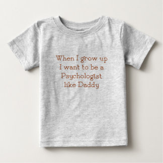 心理学者はお父さんのベビーのTシャツを好みます ベビーTシャツ