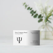 心理学者アポイントメント名刺 予約カード (スタンド正面)