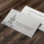 心理学者カウンセラーのバランスストーンズアポイントメント 予約カード