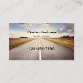 心理学者カウンセラーアポイントメント名刺 予約カード (正面)