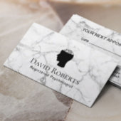 心理学者カウンセラー大理石アポイントメント 予約カード