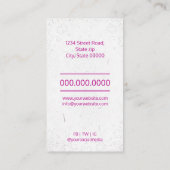 心理学者カラフル脳名刺 名刺 (裏面)