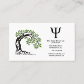 心理学者グリーンツリー 名刺 (正面)
