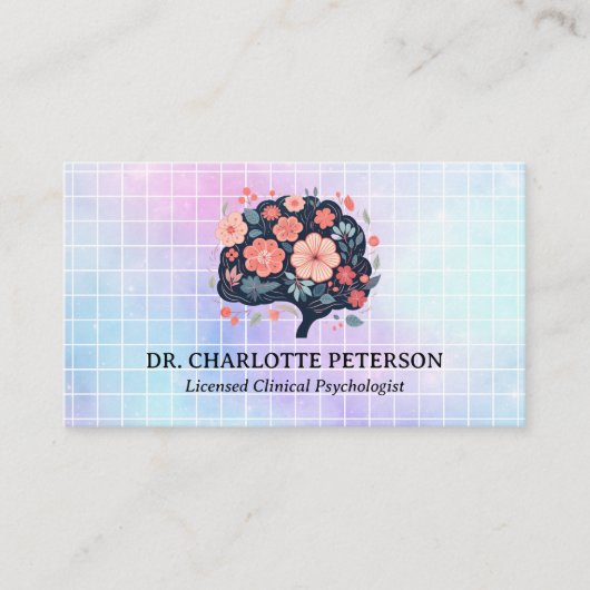 心理学者サイコセラピーカウンセラー 名刺 (正面)