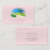 心理学者セラピストアポイントメントカード 予約カード (正面/裏面)