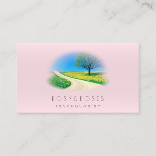 心理学者セラピストアポイントメントカード 予約カード (正面)