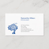 心理学者セラピストカウンセラー精神科医バス 名刺 (裏面)