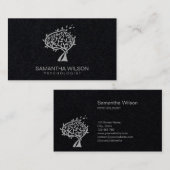 心理学者セラピストカウンセラー精神科医バス 名刺 (正面/裏面)