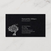 心理学者セラピストカウンセラー精神科医バス 名刺 (裏面)