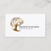 心理学者セラピストライフコーチ精神科医 名刺 (正面)