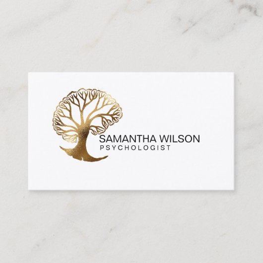 心理学者セラピストライフコーチ精神科医 名刺 (正面)