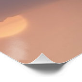 心理学者セラピスト禅ストーンズサンセットヨガ ポスター (コーナー)