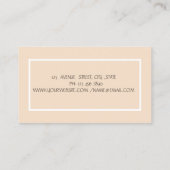 心理学者セラピスト禅ストーンズサンセット 名刺 (裏面)