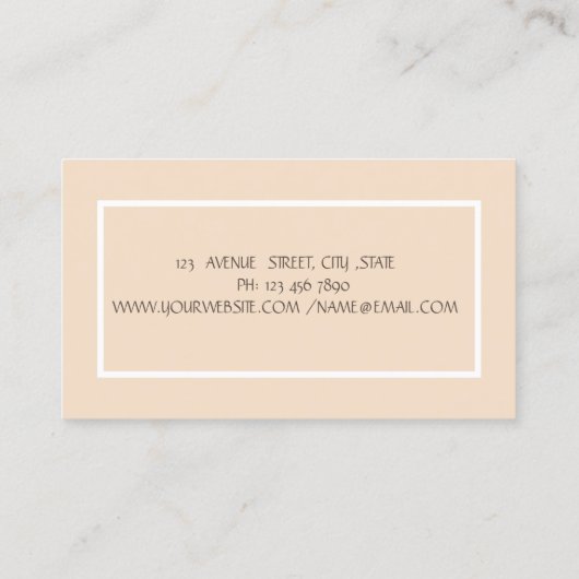 心理学者セラピスト禅ストーンズサンセット 名刺 (裏面)