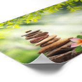 心理学者セラピスト禅石、風景 ポスター (角)