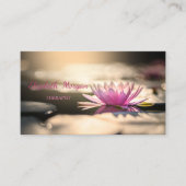 心理学者セラピスト禅、ロータスレイク 名刺 (正面)