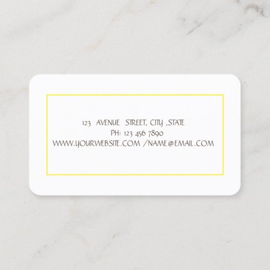 心理学者セラピスト禅、白ロータスフラワー 名刺 (裏面)