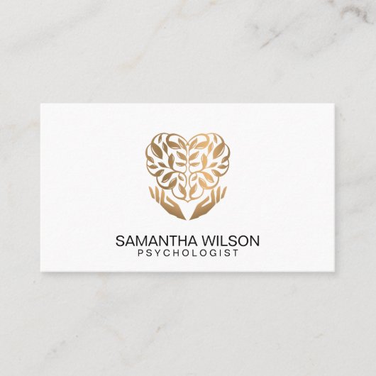 心理学者セラピスト精神科医QRコードブシン 名刺 (正面)