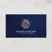 心理学者セラピーカウンセラー精神科医脳 名刺 (正面)