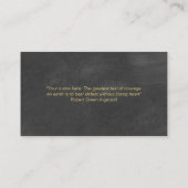 心理学者パーソナルカウンセラー精神科医引用文 予約カード (裏面)