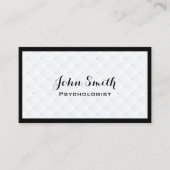 心理学者パールキルトミニマリストフレーム 名刺 (正面)