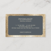 心理学者ヒト顔マインドセット洗練 名刺 (裏面)