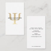 心理学者フェイクグリッタープシ記号 名刺 (正面/裏面)