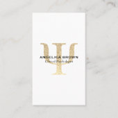 心理学者フェイクグリッタープシ記号 名刺 (正面)