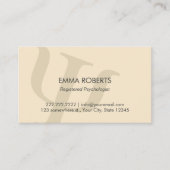 心理学者プレーンプロフェッショナルアポイントメント 予約カード (正面)