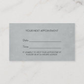 心理学者プロフェッショナルアポイントメント 予約カード (裏面)