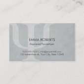 心理学者プロフェッショナルアポイントメント 予約カード (正面)