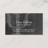 心理学者プロフェッショナルダークアポイントメント 予約カード (正面)