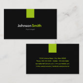 心理学者ミントモダングリーン 名刺 (正面/裏面)