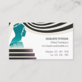 心理学者モダン兼カウンセラー 名刺 (正面)