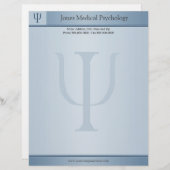 心理学者レターヘッド レターヘッド (正面/裏面)