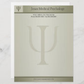 心理学者レターヘッド レターヘッド (正面/裏面)