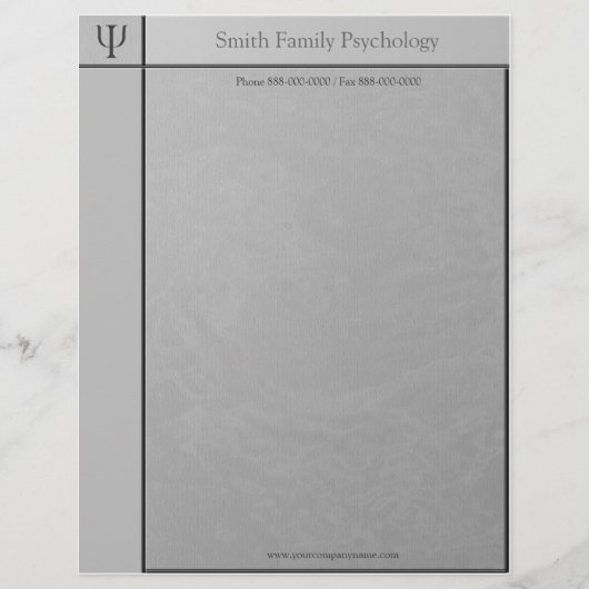 心理学者レターヘッド レターヘッド (正面)