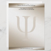 心理学者レターヘッド レターヘッド (正面/裏面)