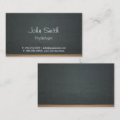 心理学者ヴィンテージシャルボード 名刺 (正面/裏面)