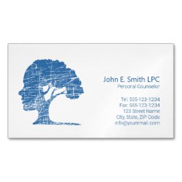 心理学者個人カウンセラー、セラピスト マグネット名刺