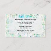 心理学者室および診療所 名刺 (正面)