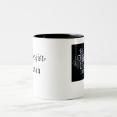 心理学者歴史家のコーヒーカップ ツートーンマグカップ (中央)