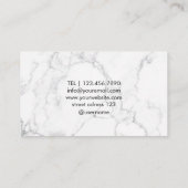 心理学者白黒名刺 名刺 (裏面)